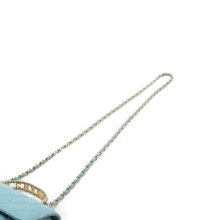 Chanel Mini Rectangular Classic Lambskin Top Handle Flap