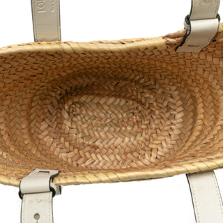 Loewe Small Raffia Basket Tote