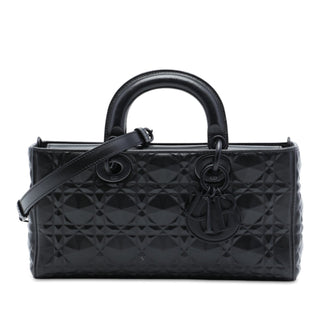 Dior Medium Calfskin Cannage Diamond Lady D Joy