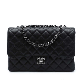 Chanel Jumbo Classic Caviar Single Flap