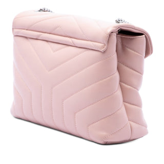 Saint Laurent Small Matelasse Calfskin Monogram LouLou Shoulder Bag