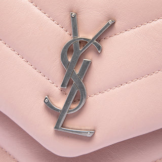 Saint Laurent Small Matelasse Calfskin Monogram LouLou Shoulder Bag