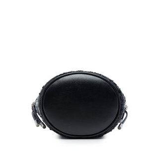 Gucci Small GG Marmont Sequined Diagonal Matelasse Calfskin Bucket Bag