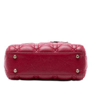 Dior Mini Lambskin Cannage Lady Dior