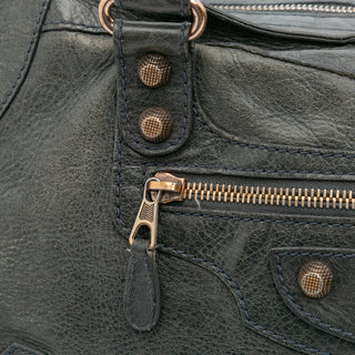 Balenciaga Lambskin Motocross Giant 12 Part Time Satchel