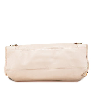 Balenciaga Motocross Classic Metallic Edge City Satchel