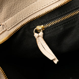 Balenciaga Motocross Classic Metallic Edge City Satchel