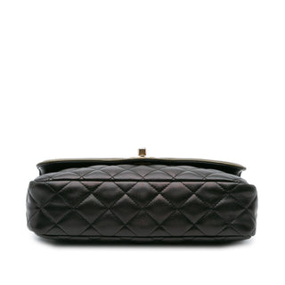 Chanel Small Quilted Lambskin Two-Tone Day Flap