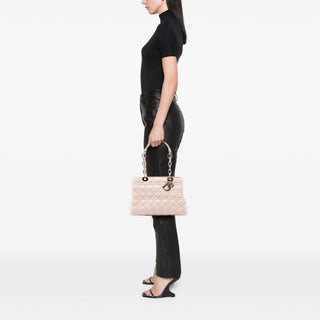 Dior Medium Lambskin Cannage Soft Zipped Lady Dior Shopping Tote