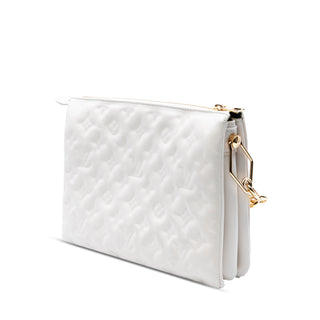 Louis Vuitton Monogram Embossed Puffy Lambskin Coussin PM