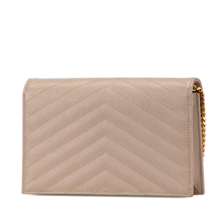 Ysl Grain De Poudre Cassandre Envelope Chain Wallet
