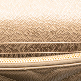 Ysl Grain De Poudre Cassandre Envelope Chain Wallet