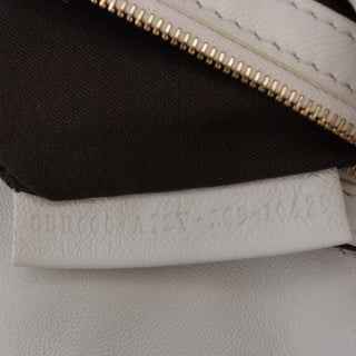 Fendi Zucca Embossed Leather Baguette Satchel