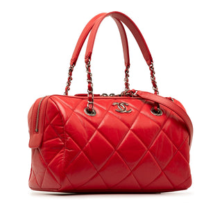 Chanel Small Aged Calfskin Express Bowling Satchel