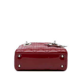 Dior Lady Mini Patent Cannage