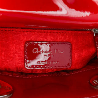 Dior Lady Mini Patent Cannage