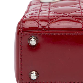 Dior Lady Mini Patent Cannage