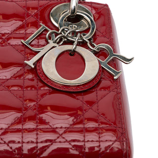 Dior Lady Mini Patent Cannage