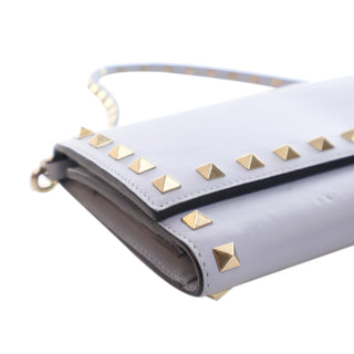 Valentino Leather Rockstud Wallet on Chain
