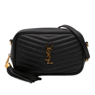 Saint Laurent Mini Grain de Poudre Monogram Lou Camera Bag