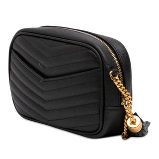 Saint Laurent Mini Grain de Poudre Monogram Lou Camera Bag