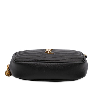 Saint Laurent Mini Grain de Poudre Monogram Lou Camera Bag