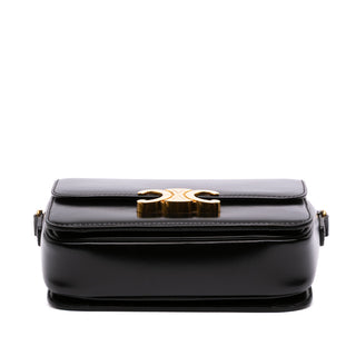 Celine Teen Shiny Calfskin Triomphe Crossbody