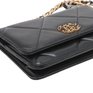 Chanel Quilted Lambskin 19 Wallet on Chain