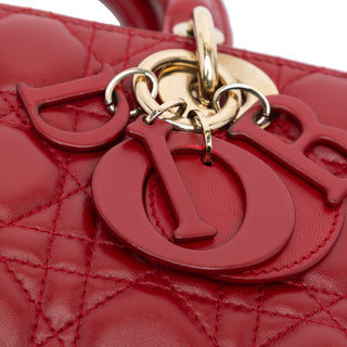 Dior Medium Lambskin Cannage Lady D Joy