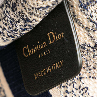 Dior Mini Canvas Embroidered Dioriviera Toile De Jouy Book Tote