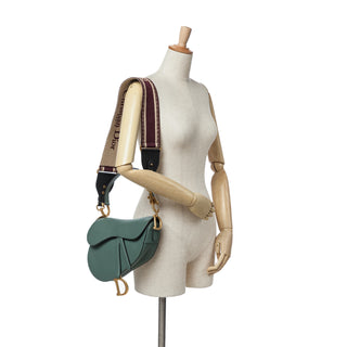 Dior Grained Calfskin Saddle Bag