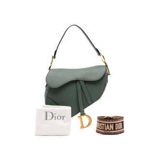 Dior Grained Calfskin Saddle Bag