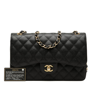 Chanel Jumbo Classic Caviar Double Flap