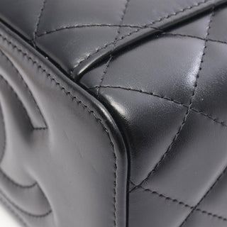 Chanel Small Lambskin Top Handle Vanity Case with Chain