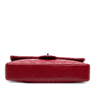 Chanel Classic Caviar East West Single Flap