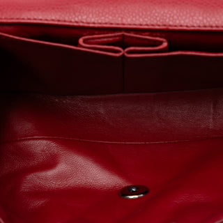 Chanel Classic Caviar East West Single Flap