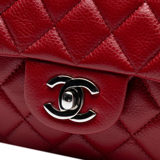 Chanel Classic Caviar East West Single Flap