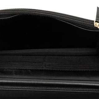 Chanel Caviar CC Filigree Wallet On Chain