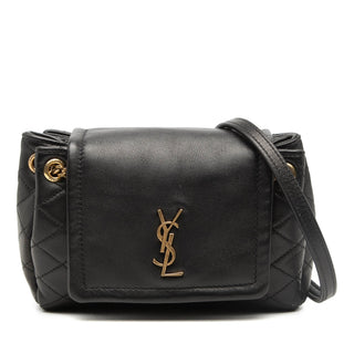 Saint Laurent Mini Quilted Lambskin Monogram Nolita