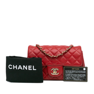 Chanel Mini Rectangular Classic Lambskin Single Flap