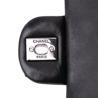 Chanel Medium Quilted Patent and Lambskin Classic Twist Flap