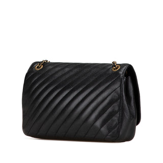 Chanel Medium Diagonal Quilted Goatskin Flap