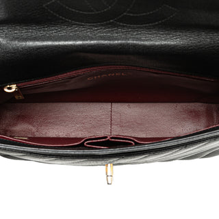 Chanel Medium Diagonal Quilted Goatskin Flap