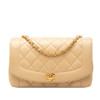 Chanel Medium Lambskin Diana Flap