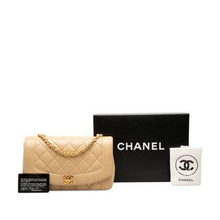 Chanel Medium Lambskin Diana Flap