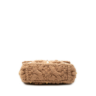Valentino Medium Knit Roman Stud Satchel