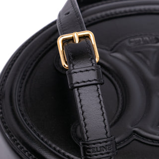 Celine Small Calfskin Triomphe Oval Crossbody