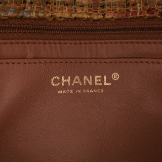 Chanel Medium Quilted Tweed St Tropez Flap