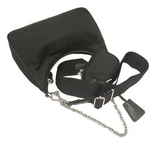 Prada Saffiano Trimmed Re Nylon Re Edition 2005 Satchel