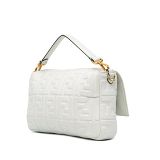 Fendi Medium Leather FF Baguette